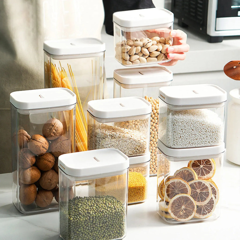 Airtight Food Storage Containers (Stackable Kitchen Essentials)
