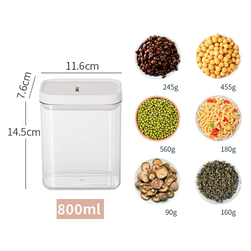 Airtight Food Storage Containers (Stackable Kitchen Essentials)