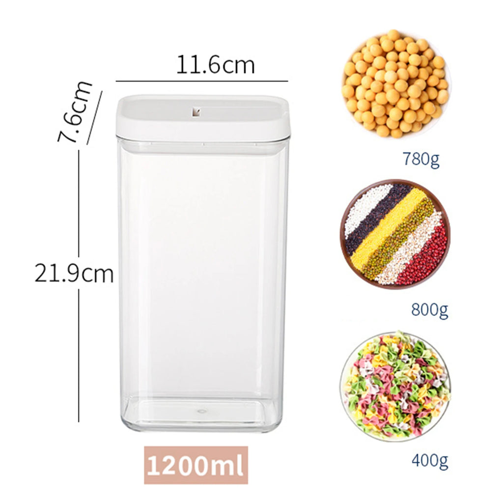 Airtight Food Storage Containers (Stackable Kitchen Essentials)