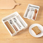 Expandable Cutlery Organizer Tray (Minimal Drawer Storage)