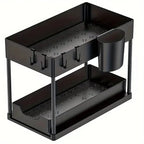 Pull-Out Under Sink Organizer (2-Tier Sliding Storage)